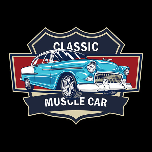 55 Blue Chevy Bel Air Tee