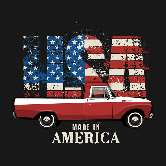 61 Red Ford F-100 Pickup