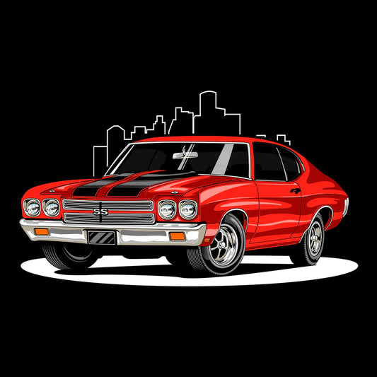70 Red Chevy Chevelle SS II Tee