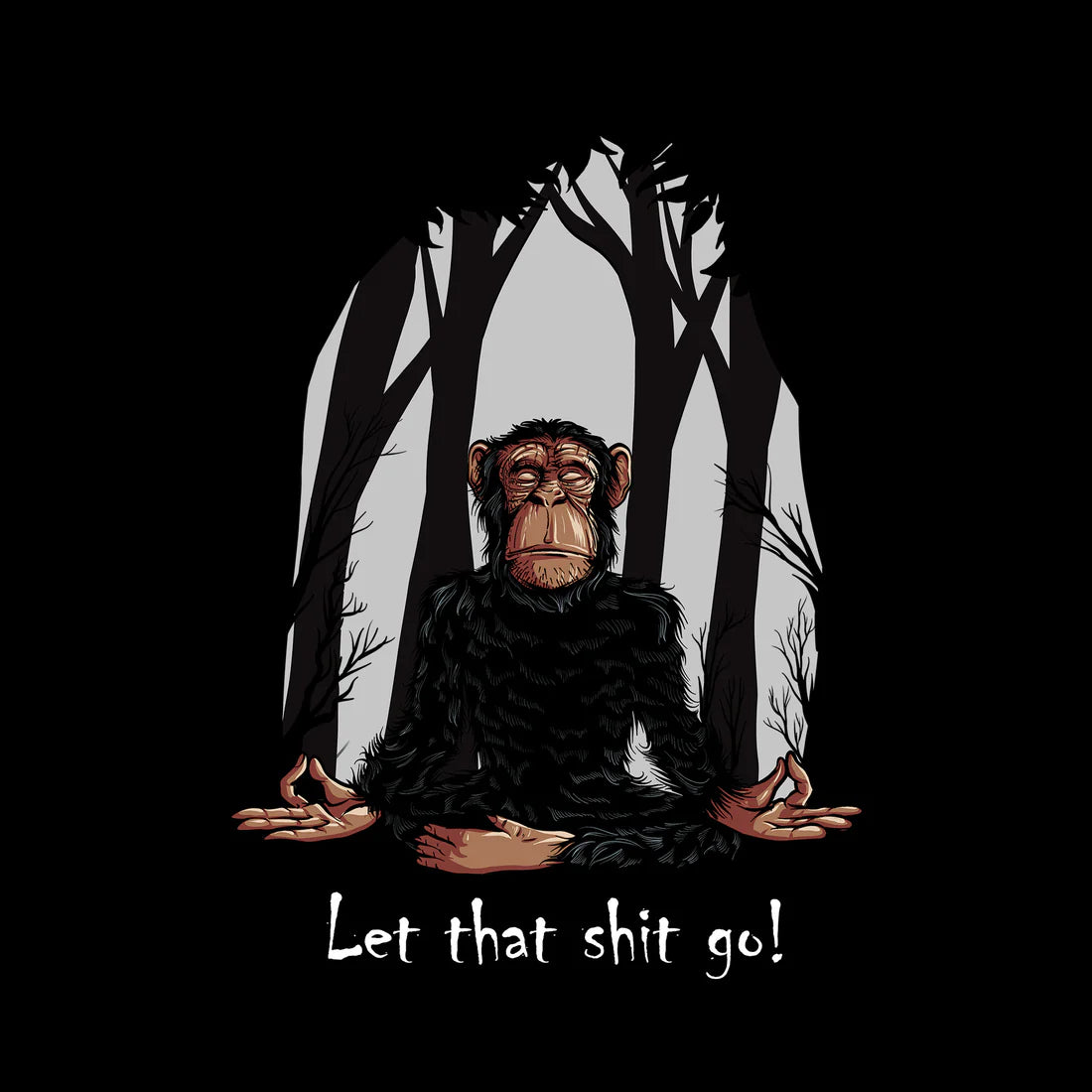 Chimp Yoga Tee