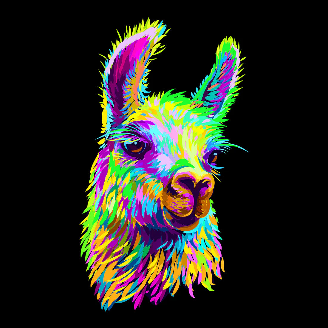 Color Llama Tee