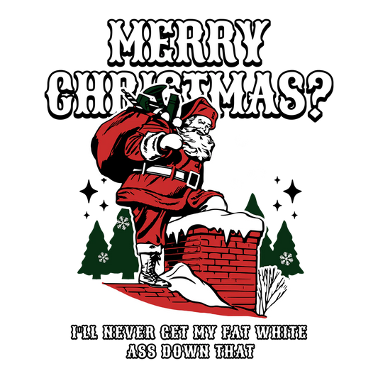 Santa Chimney Problem Tee