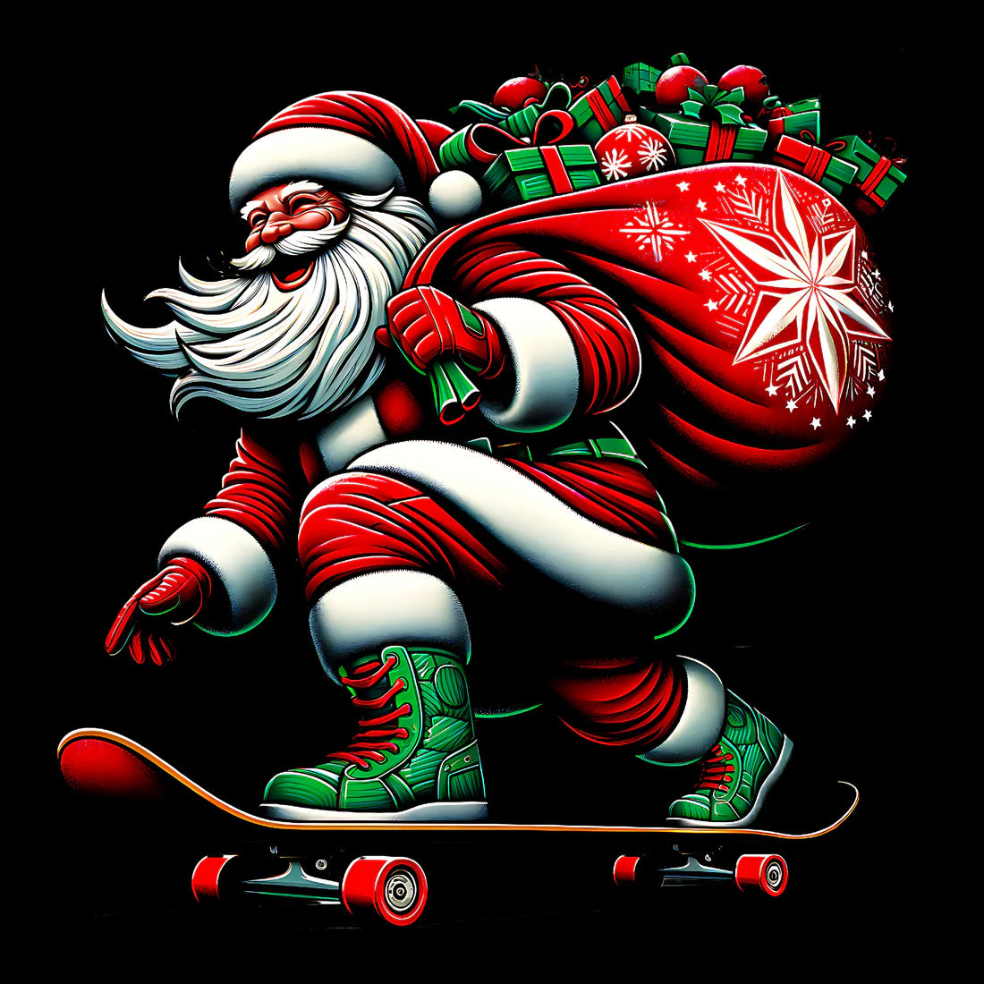 Santa Skater Tee