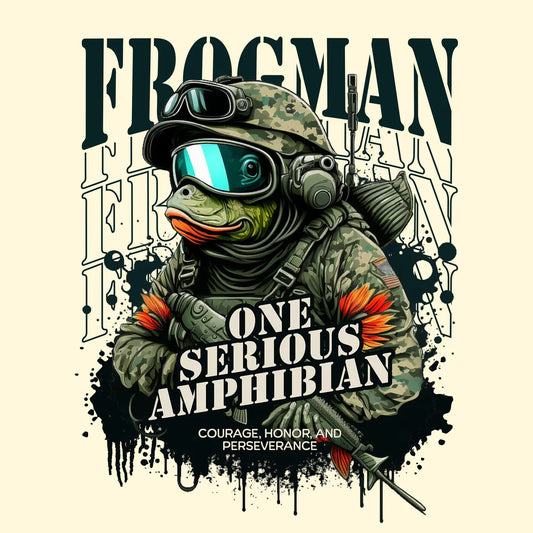 Serious Frogman Tee