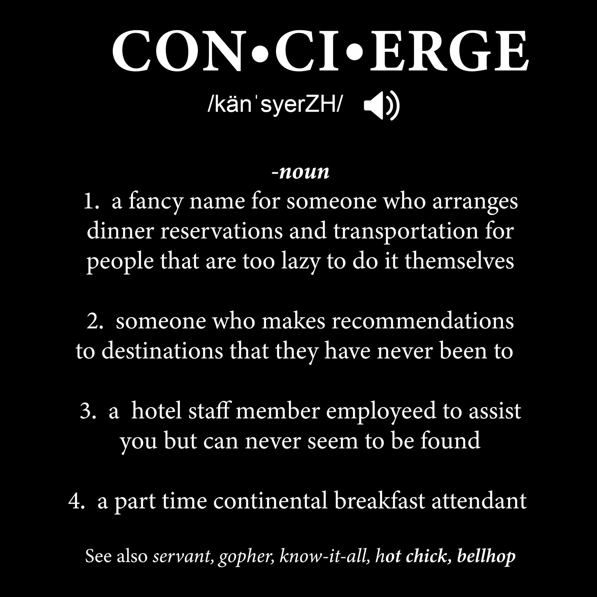 C, Career, Crew, Crew Neck, Job, Occupation, Tee, WorkConcierge Tee from FineRag.comfinerag.com