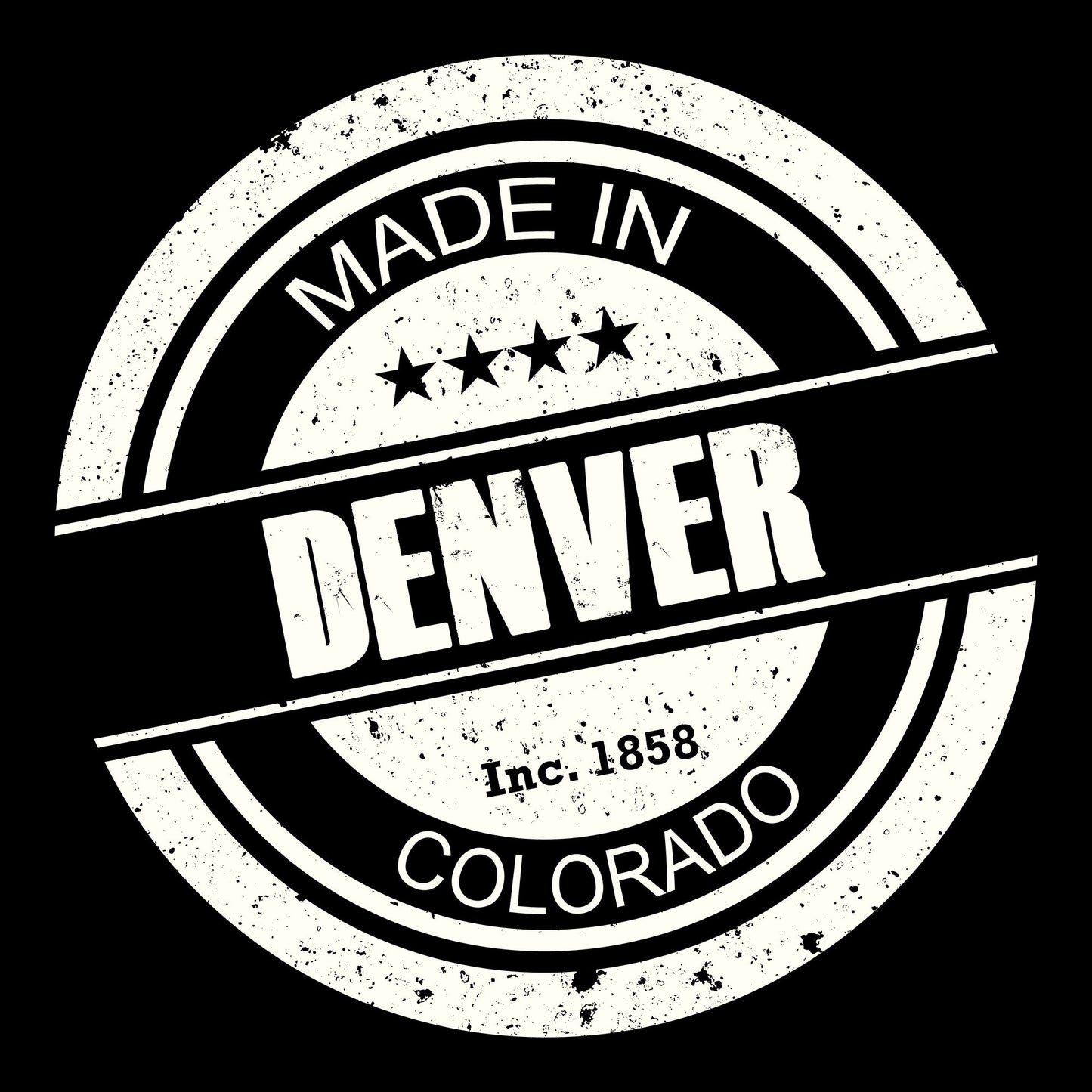38th State, Colorado, Crew, Crew Neck, D, Denver, Made, Made in state, State, State name, Tee, The Centennial State, United StatesDenver Made Tee from FineRag.comfinerag.com