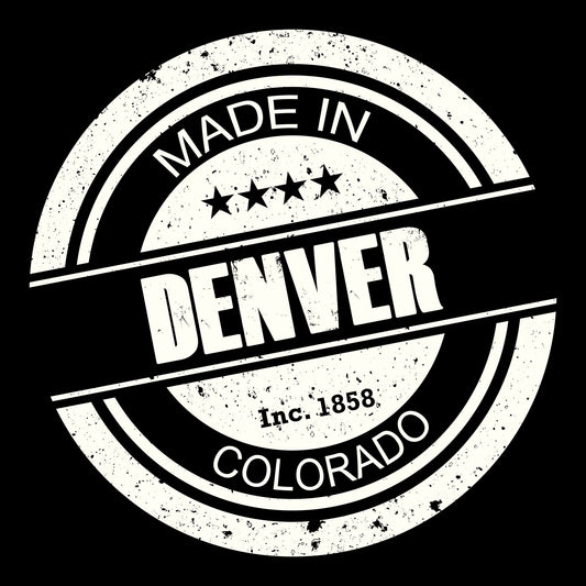 38th State, Colorado, Crew, Crew Neck, D, Denver, Made, Made in state, State, State name, Tee, The Centennial State, United StatesDenver Made Tee from FineRag.comfinerag.com