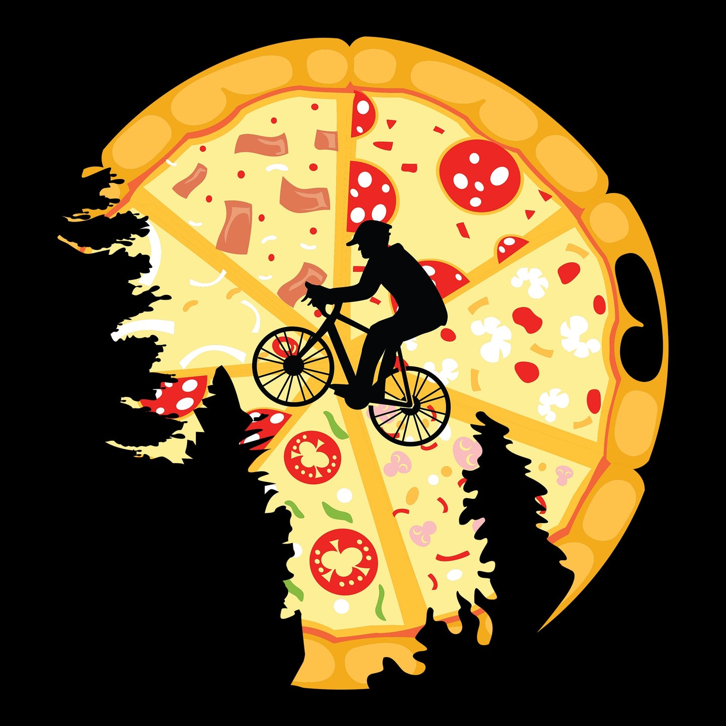 Pizza Moon Tee from FineRag.comfinerag.com