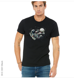 Animal, Animals, Bird Hunting, Birds, Crew, Crew Neck, Dog, Dogs, Gun, Guns, hobby, Hunting, Sports, TeeAstronaut Soccer Tee from FineRag.comfinerag.com