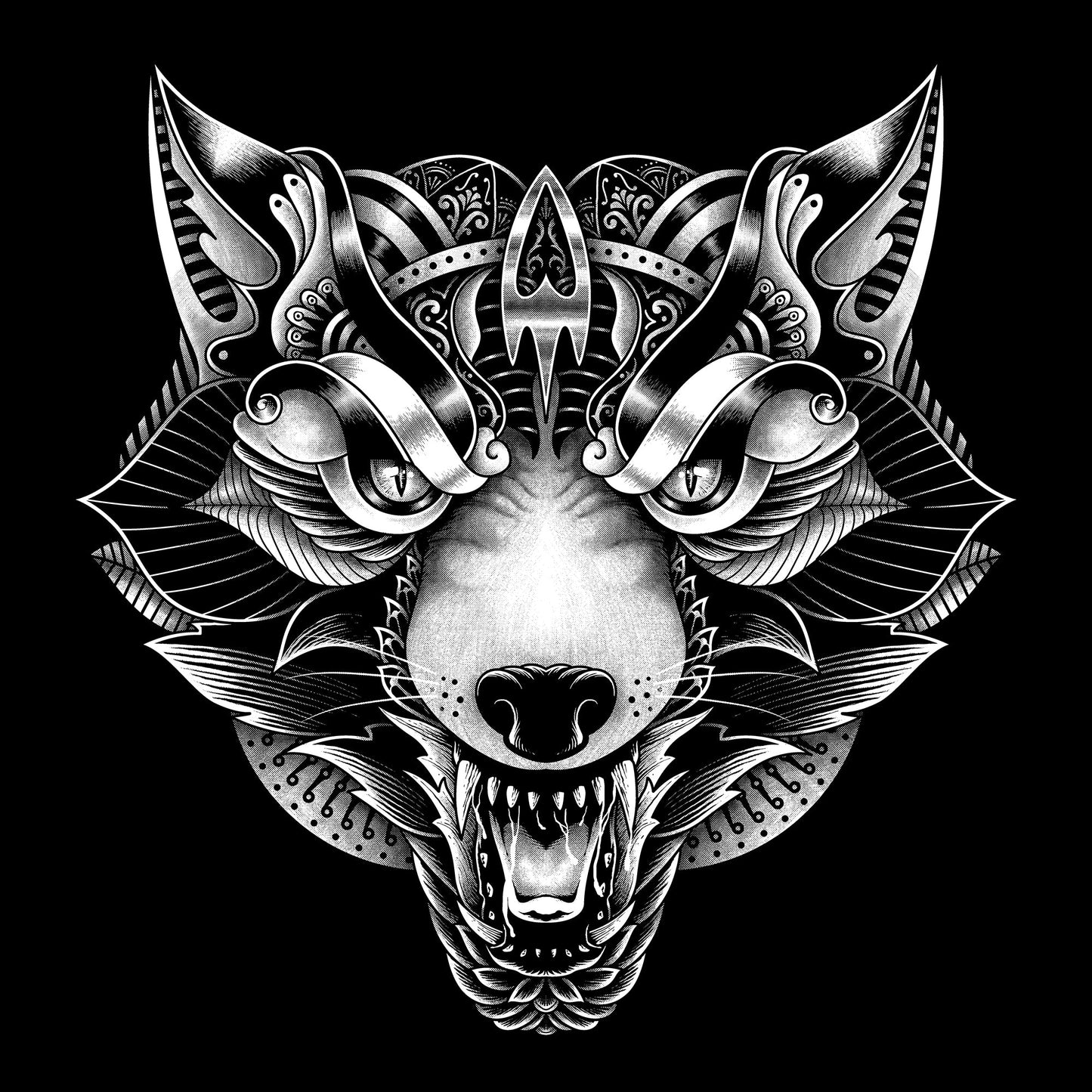 Pet, Wild animal, WolfWisconsin Tee from FineRag.comfinerag.com