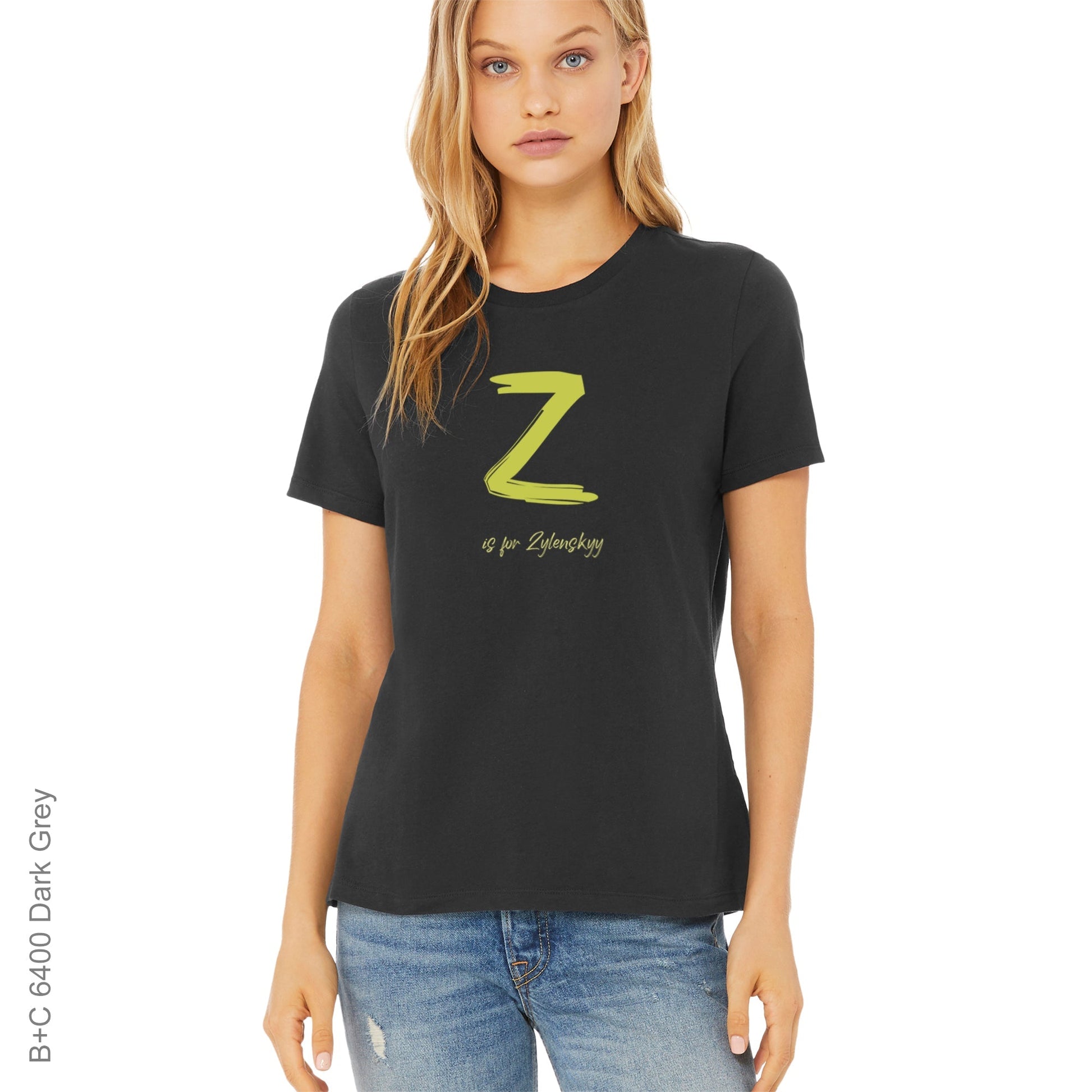 political, Russian, Ukraine, ZelinskyZilenskyy Yellow Tee from FineRag.comfinerag.com