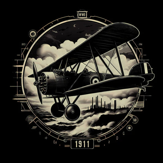 1911 Biplane Tee