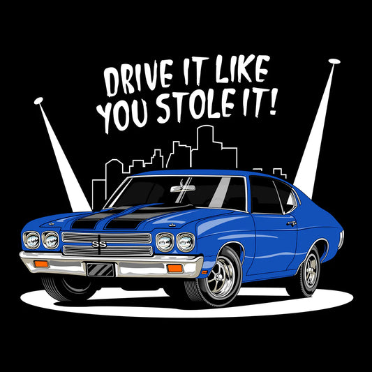 70 Blue Chevy Chevelle SS Tee