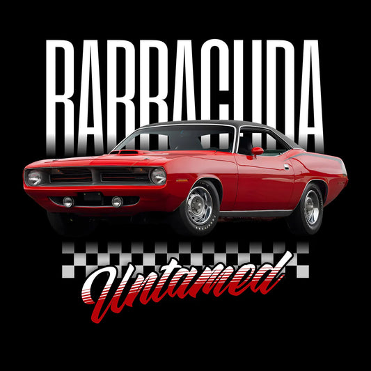 70 Red Plymouth Barracuda Tee