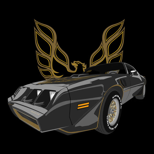 79 Black Pontiac Trans Am SE Tee (Copy)