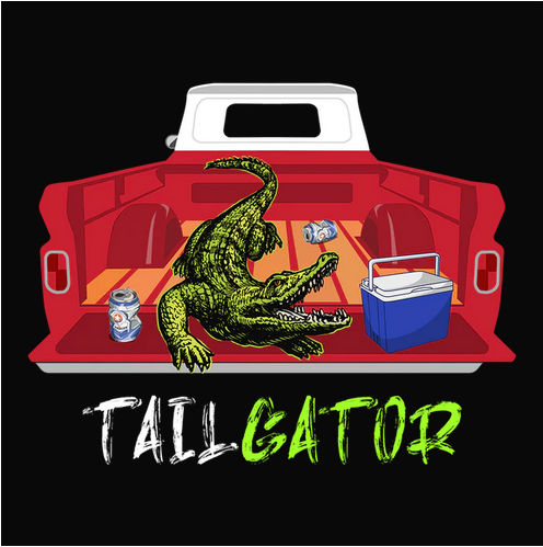 4X4, alligator, Animal, Animals, Auto, Automobile, Chevrolet, Crew, Crew Neck, Four Wheel Drive, Funny, Gator, Tee, truckTail-Gator Tee from FineRag.comfinerag.com