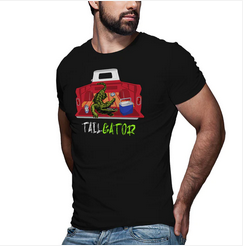 4X4, alligator, Animal, Animals, Auto, Automobile, Chevrolet, Crew, Crew Neck, Four Wheel Drive, Funny, Gator, Tee, truckTail-Gator Tee from FineRag.comfinerag.com