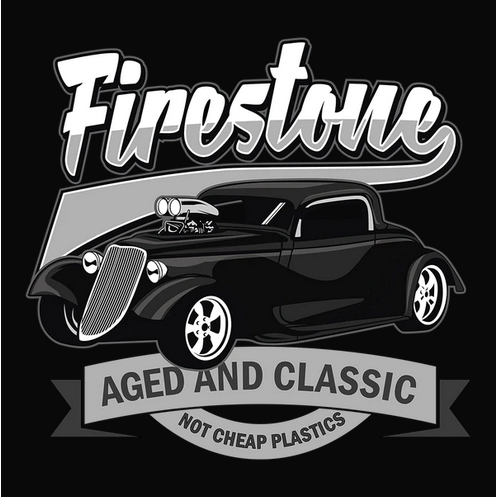 Classic, Coupe, Crew, Crew Neck, Firestone, Ford, Muscle Car, Old, Old School, Oldies, Tee34 Black Ford Coupe Tee from FineRag.comfinerag.com