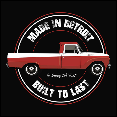 Classic, Crew, Crew Neck, F100, Ford, Old, Old School, Oldies, pickup, Tee, truck61 Red Ford F-100 Pickup from FineRag.comfinerag.com