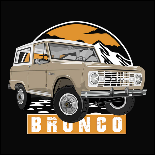 66 Sahara Beige Bronco Tee