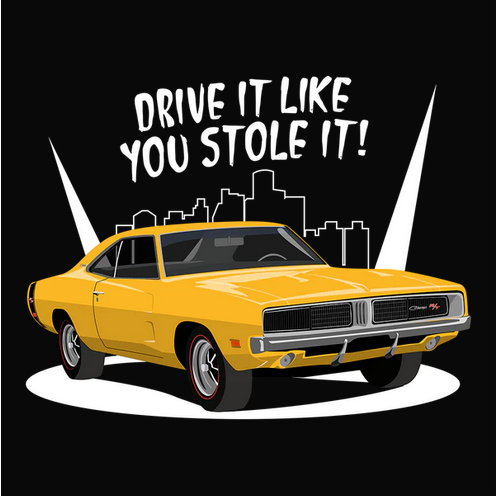 69 Yellow Charger RT Tee