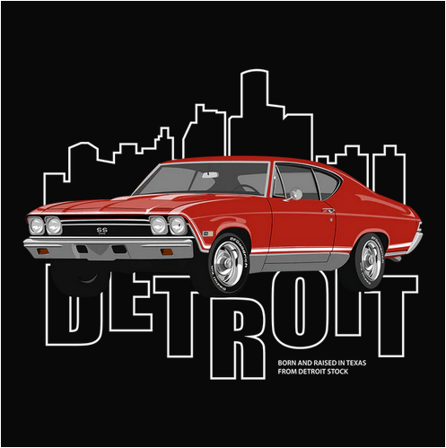 68 Red Chevy Chevelle SS Tee