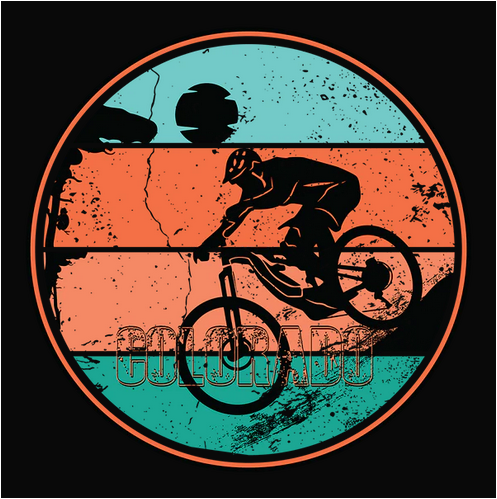 Colorado Mountain Biker Tee