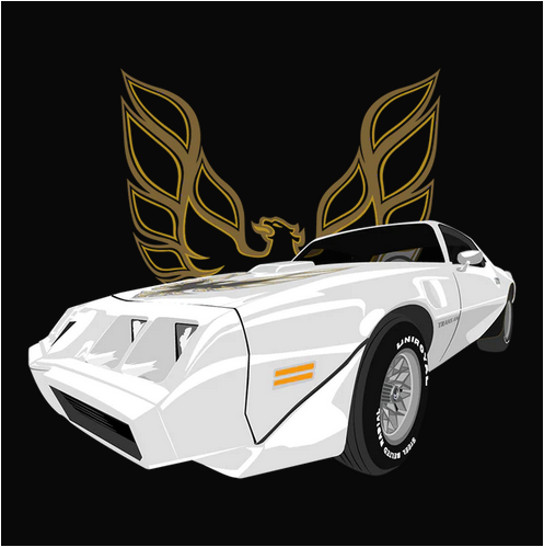 79 White Pontiac Trans Am SE Tee