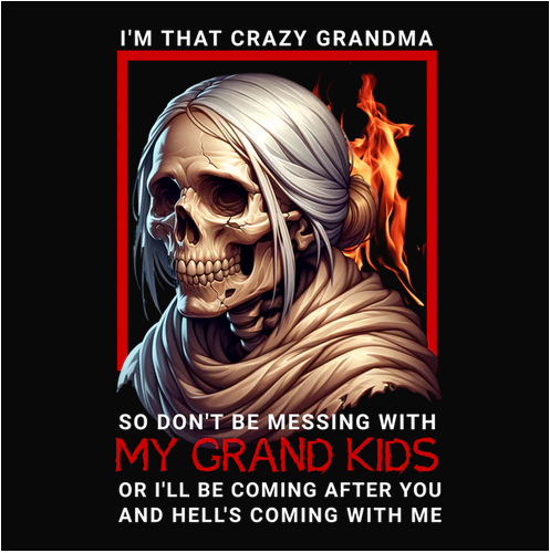 Grandma Skull Tee