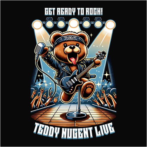 Rockstar Teddy Tee