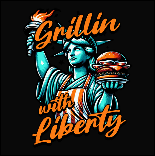 Grillin With Liberty Tee