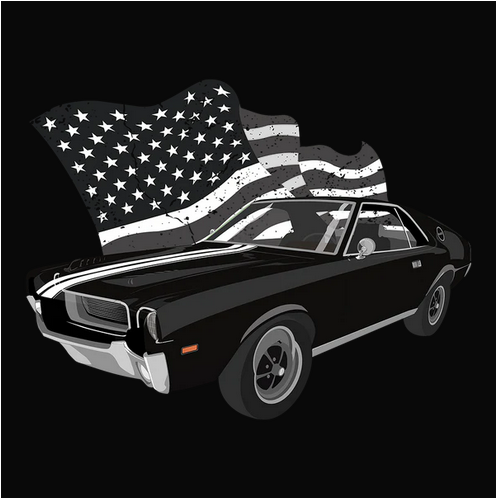 69 Black AMC AMX Tee