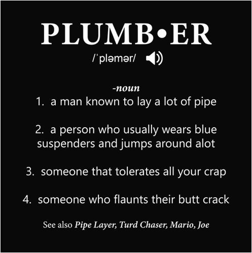 Plumber Dictionary Tee