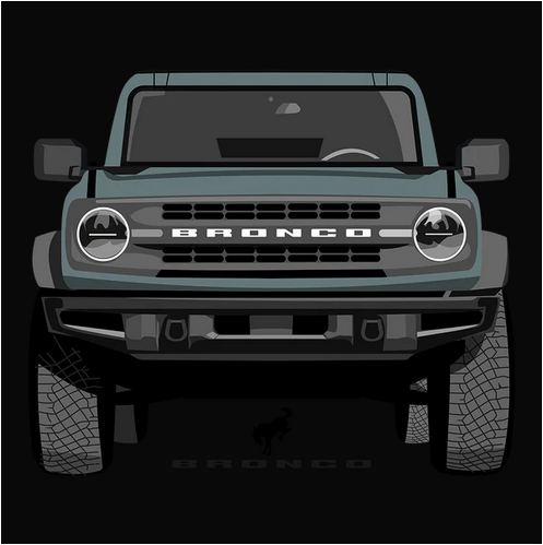 21 Cactus Gray Ford Bronco Tee