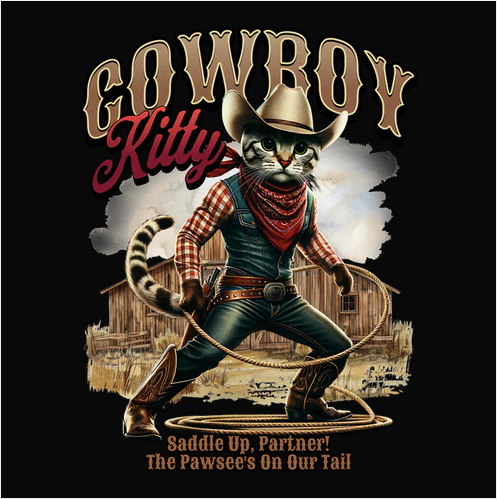 Cowboy Kitty Tee