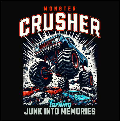 Monster Truck Crusher Tee