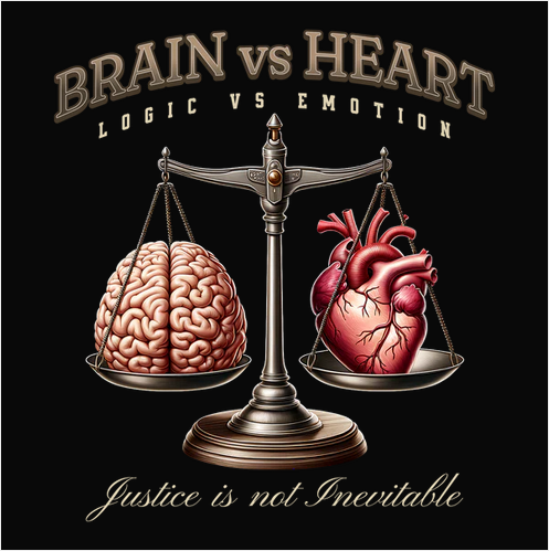 Brain vs Heart Tee