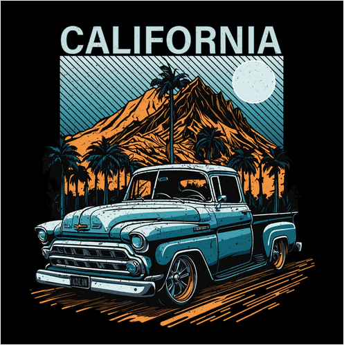 Drive California Tee