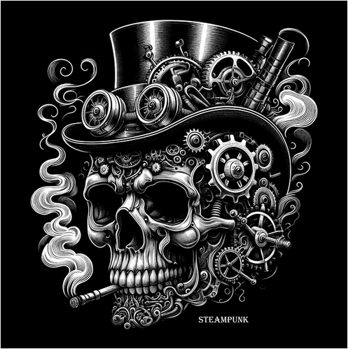 Steampunk Skull Tee