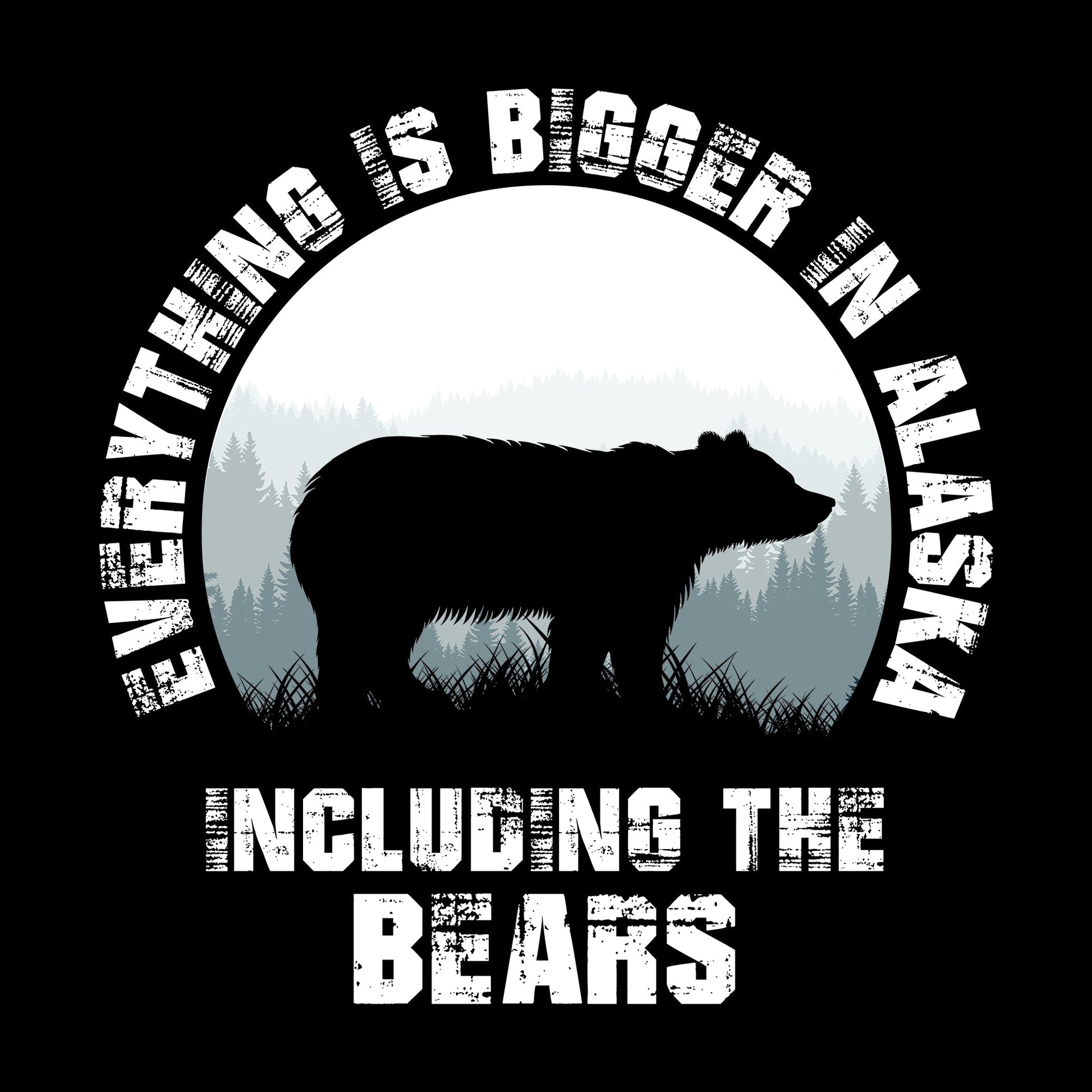 50th State, Animal, Bear, Big, Places, WildernessAlaska Tee from finerag.comfinerag.com