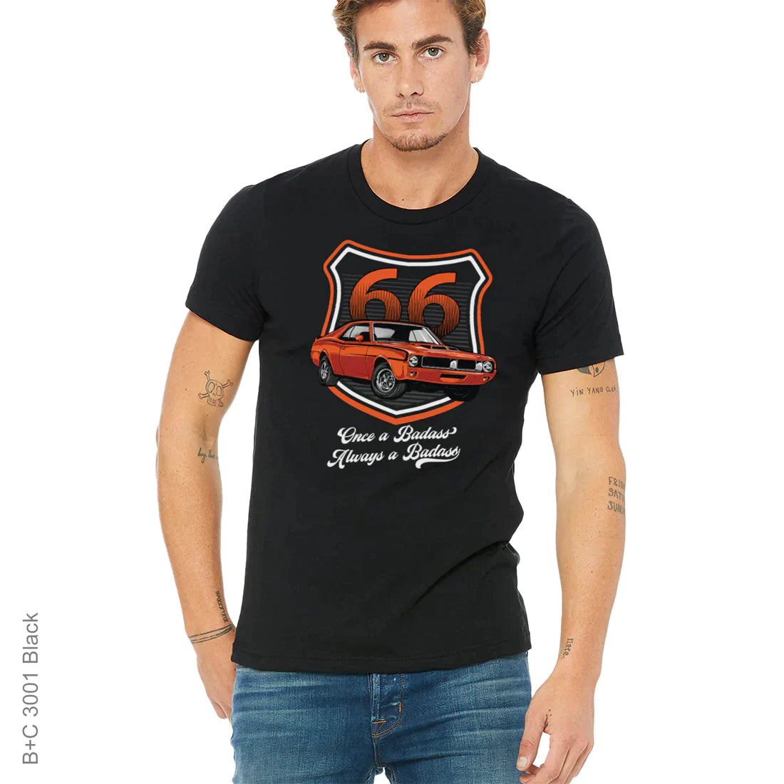 Auto, Automobile, Badass, Classic, Crew, Crew Neck, Muscle Car, Old, Old School, Oldies, TeeSave a Badass Tee from FineRag.comfinerag.com