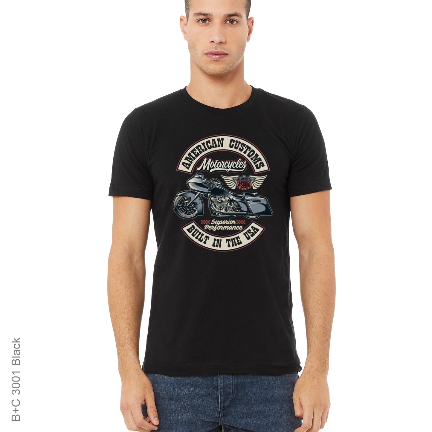 Bike, Daytona Beach, Harley Davidson, MotorcycleAmerican Customs Tee from FineRag.comfinerag.com