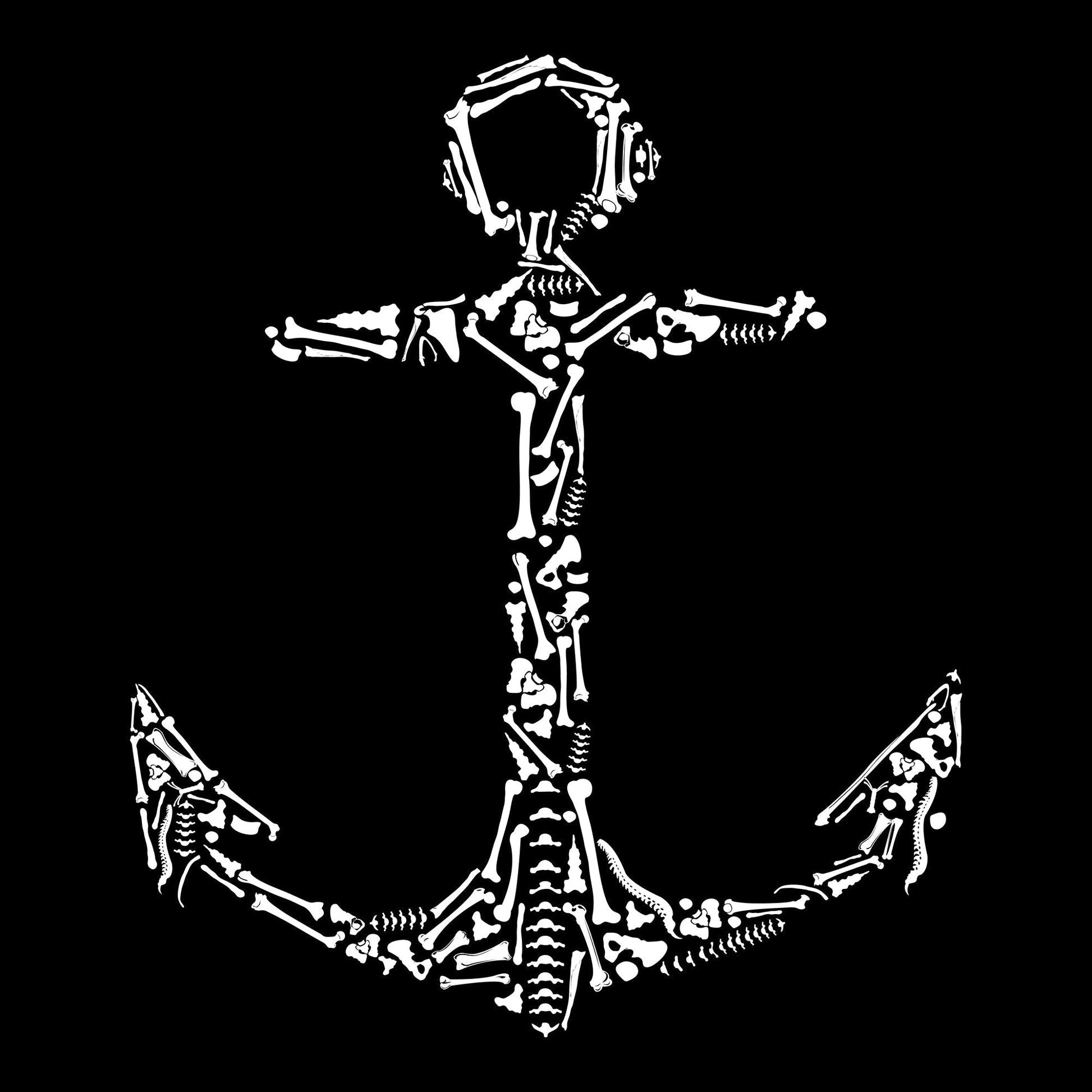 Boat Anchor, Bones, Femur, Sailor, SkeletonAnchor Bones Tee from finerag.comfinerag.com