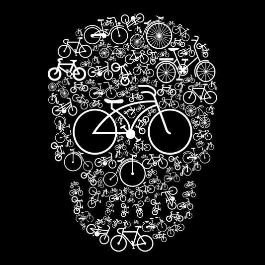 Bicycle, Bike, Crew, Crew Neck, Skull, TeeBicycle Skull Tee from FineRag.comfinerag.com