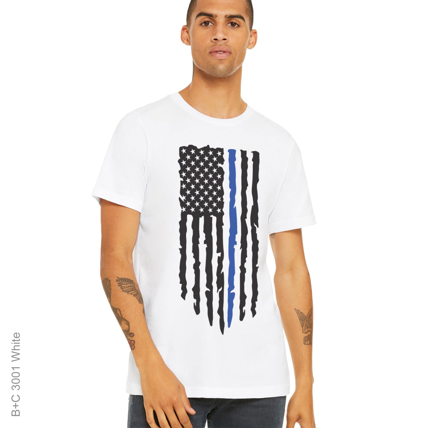 American, Freedom, Honor, Worn flagUSA Black Flag Tee from FineRag.comfinerag.com