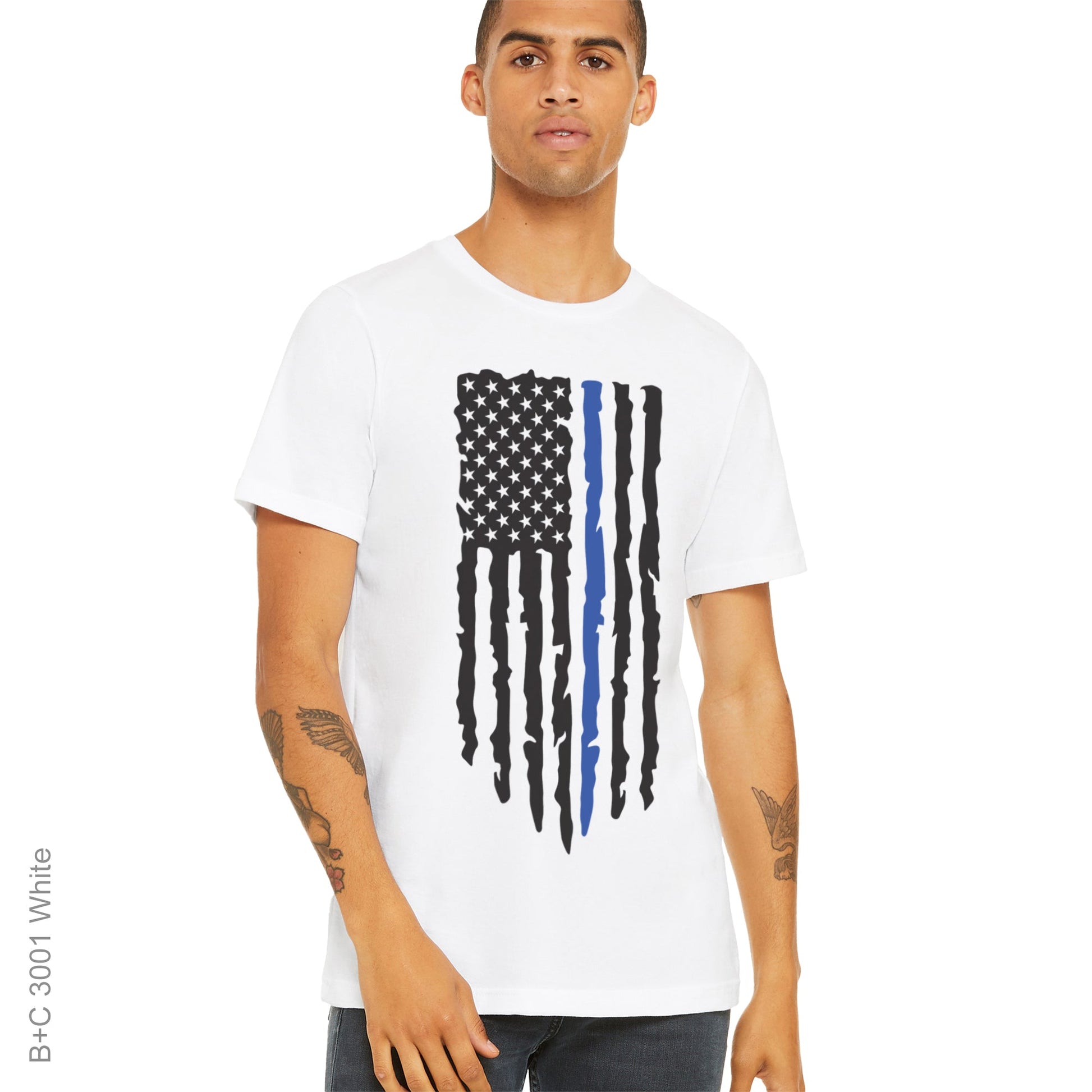 American, Freedom, Honor, Worn flagUSA Black Flag Tee from FineRag.comfinerag.com