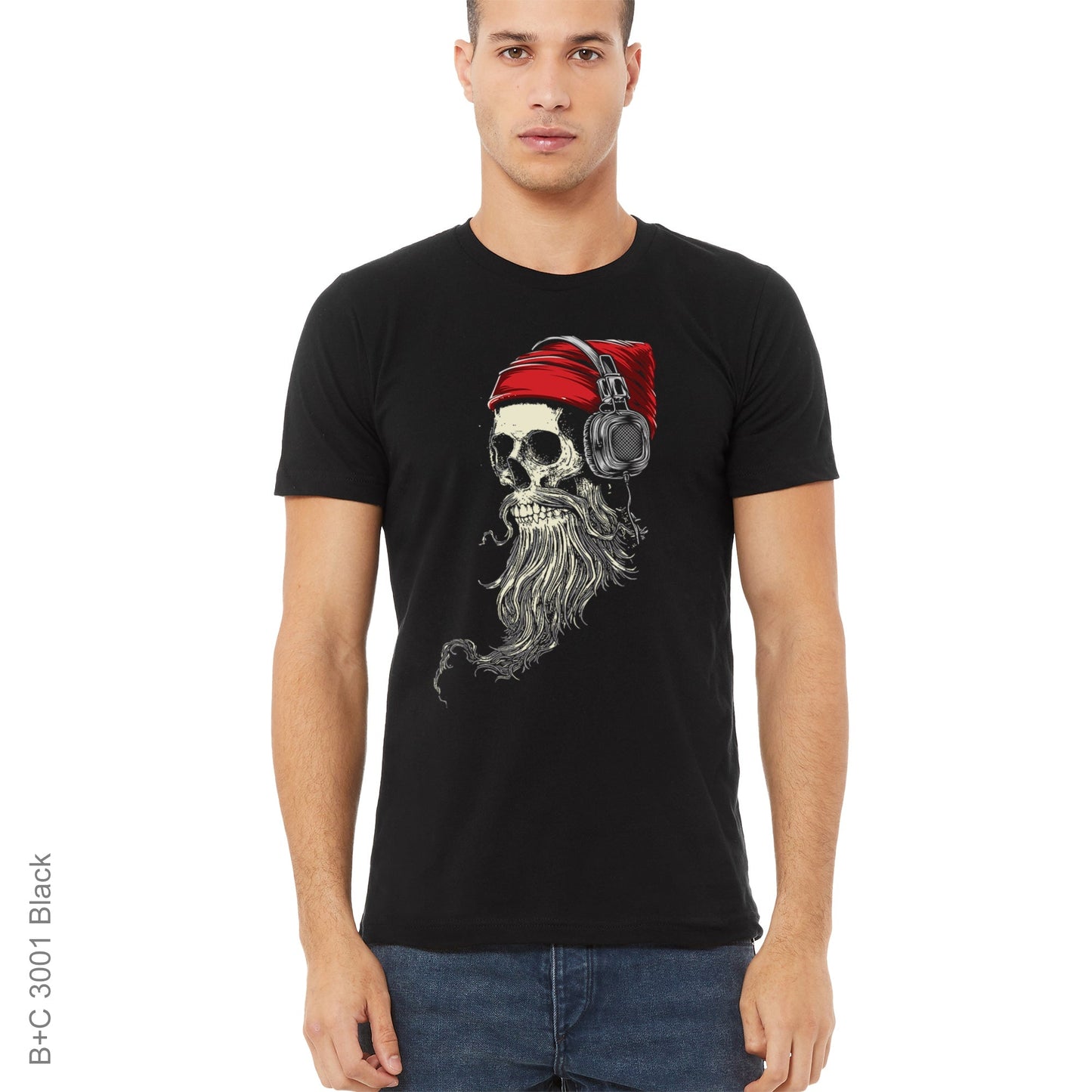 Beanie, Beard, Crew, Crew Neck, Hat, Headphones, Music, Skull, TeeEngineer Tee from FineRag.comfinerag.com