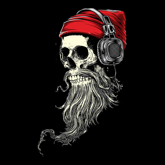 Beanie, Beard, Crew, Crew Neck, Hat, Headphones, Music, Skull, TeeEngineer Tee from FineRag.comfinerag.com