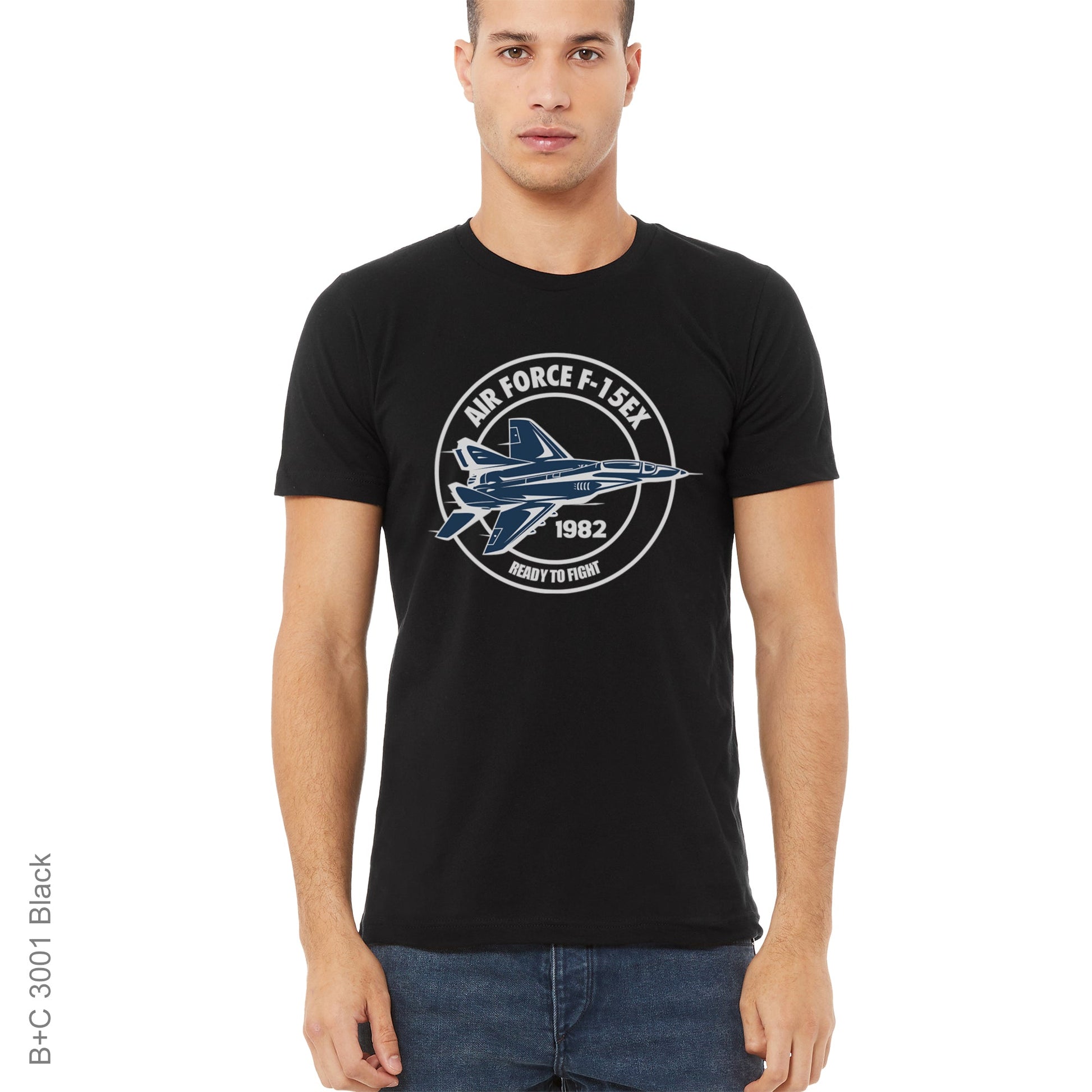 Air Force, airplane, Crew, Crew Neck, Fighter, fly, flying, Jet, TeeF15 Fighter Tee from FineRag.comfinerag.com