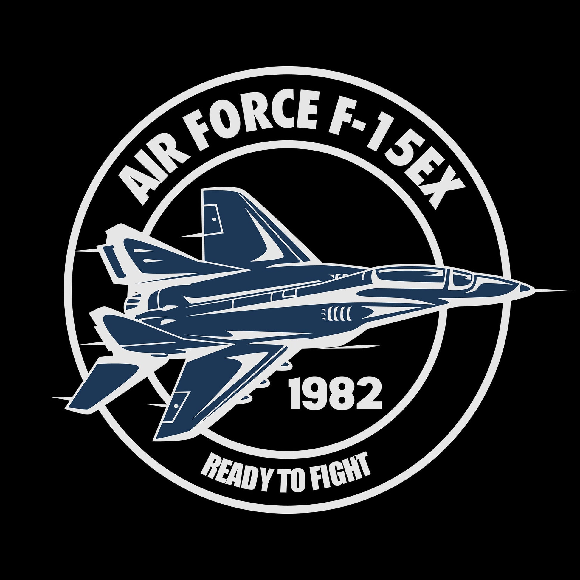 Air Force, airplane, Crew, Crew Neck, Fighter, fly, flying, Jet, TeeF15 Fighter Tee from FineRag.comfinerag.com